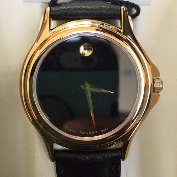 Brand New Gold and Black Movado Watch main image 6